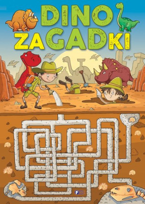 Dino Zagadki Łamigłówki Książki Dla Dzieci
