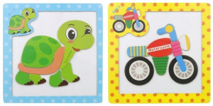 Układanka Magnetyczna Tablica Puzzle Zwierzęta