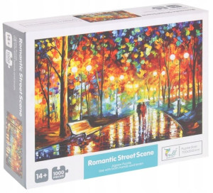 Puzzle 1000el. Romantyczny Park Drzewa Gra Świateł