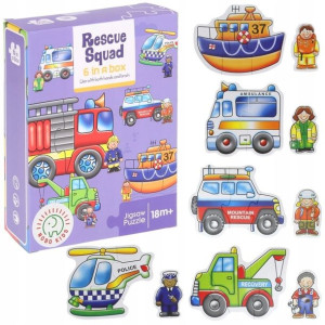Puzzle Baby 22 el. Pojazdy Ratunkowe Straż