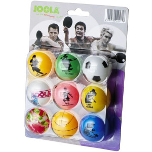 Piłeczki Do Tenisa Stołowego Kolorowe 9szt Joola Fun