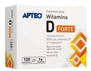 Data Apteo Witamina D forte 125 kapsulek