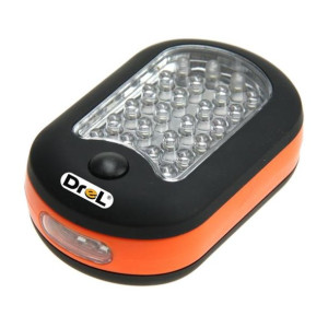 Lampa przenośna 24+3 diody(2w1) LED DR-LLO-02 /12s