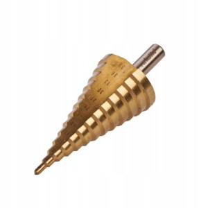 Wiertło stopniowane, zwój prosty 4-20 x 2mm Verkat