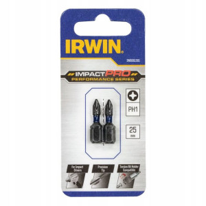 Groty bity Phillips PH1x25 mm 2szt IRWIN Impact Pr