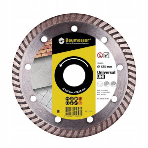 Tarcza diamentowa tnąca 1A1RSS Turbo 125mm UNIVERS