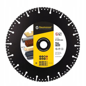 Tarcza diamentowa tnąca 1A1RSS 230mm PRO REX