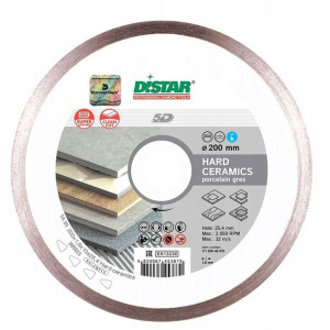 Tarcza Diamentowa 230mm Hard Ceramics Na Mokro Dis