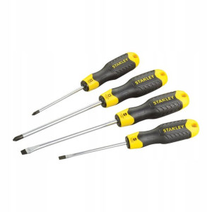 Wkrętaki CUSHION GRIP Zestaw 4szt (SL+PH) STANLEY