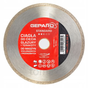 Tarcza diamentowa ciągła 180 22/25,4 STANDARD GEPA
