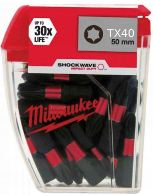 Bit Shockwave CD TX40 25mm-25szt.Milwaukee