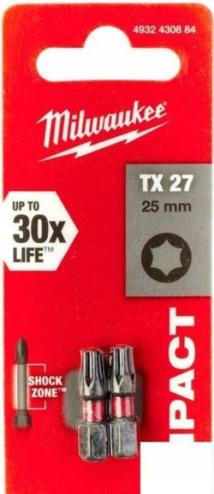 Bit Shockwave TX27 25mm-2szt Milwaukee