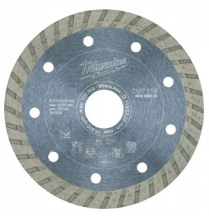 TARCZA DIAMENTOWA TURBO 115 x 22,2mm Milwaukee