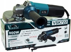 Szlifierka kątowa 125mm 900W z regulacją obrotów V