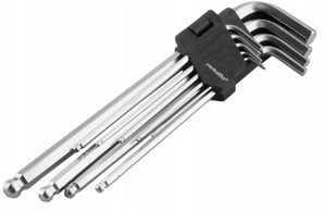 Komplet Kluczy Imbusowych Długich 1.5-10.0mm 9szt