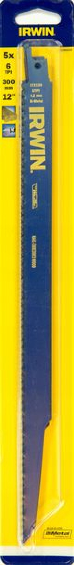 Brzeszczoty 300 mm 6TPI 5szt Irwin