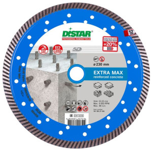 Tarcza Diamentowa Turbo 230mm Extra Max Distar 5d