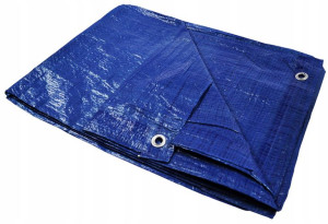 Plandeka Niebieska Z Pe 6 X 10 M 50 G/m2