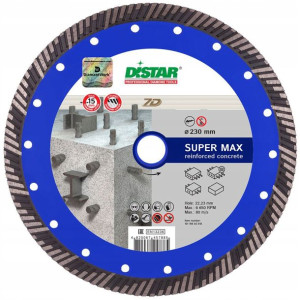 Tarcza Diamentowa 232mm Turbo Super Max Distar