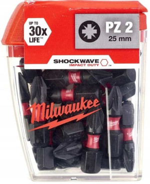 BIT SHOCKWEAVE CD PZ2/25mm 25szt Milwaukee