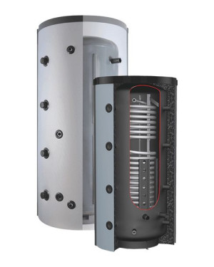 Bufor Ciepła higieniczny INOX KWSW 1000 l C.W.U. Austria Email 1 W ECO SKIN