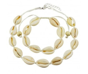 Naszyjnik choker bransoletka MUSZELKI MUSZLE boho