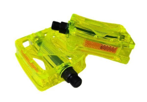 Pedały Rowerowe Plastikowe Do Roweru - Fluor