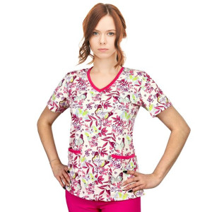 Bluza medyczna 100% bawełna elastyczna W1 roz. S