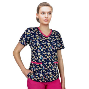Bluza medyczna 100% bawełna elastyczna W2 roz. S