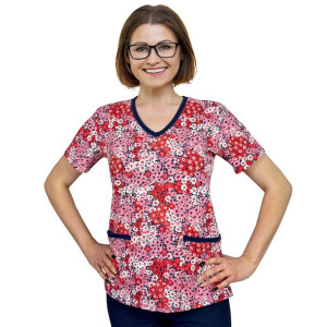 Bluza medyczna 100% bawełna elastyczna W5 roz. M