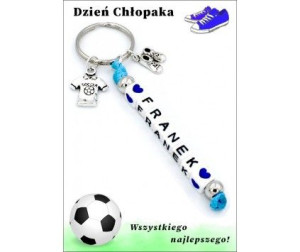 Brelok na Dzień Chłopaka Zawieszki Karteczka Prezent