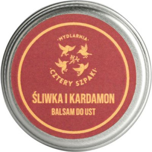 4 Szpaki Balsam do ust śliwka i kardamon 15 ml
