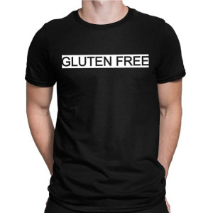 Koszulka męska z napisem GLUTEN FREE