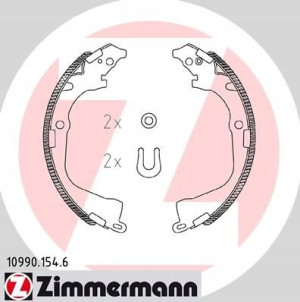 ZIMMERMANN 10990.154.6 Zestaw szczęk hamulcowych
