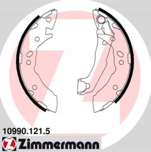 ZIMMERMANN 10990.121.5 Zestaw szczęk hamulcowych