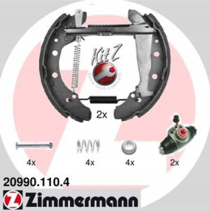 ZIMMERMANN 20990.110.4 Zestaw szczęk hamulcowych