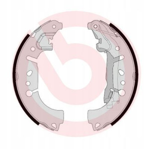 BREMBO S 23 580 Zestaw szczęk hamulcowych