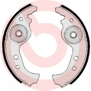 S 23 501 BREMBO Zestaw szczęk hamulcowych