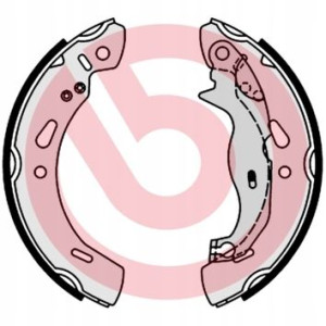 S 24 548 BREMBO Zestaw szczęk hamulcowych