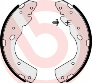 S 23 576 BREMBO Zestaw szczęk hamulcowych