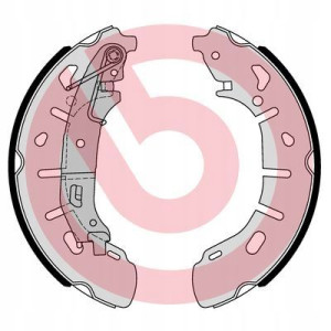 S 59 531 BREMBO Zestaw szczęk hamulcowych