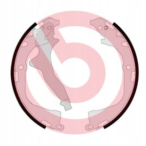 S 85 542 BREMBO Zestaw szczęk hamulcowych