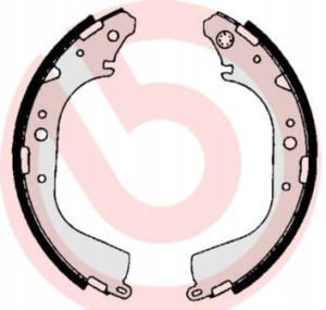 S 83 530 BREMBO Zestaw szczęk hamulcowych
