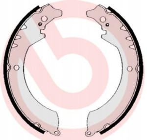 S 16 501 BREMBO Zestaw szczęk hamulcowych