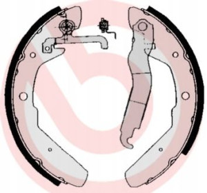 S 85 517 BREMBO Zestaw szczęk hamulcowych