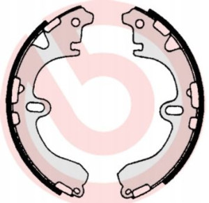 S 83 531 BREMBO Zestaw szczęk hamulcowych