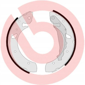S 83 507 BREMBO Zestaw szczęk hamulcowych