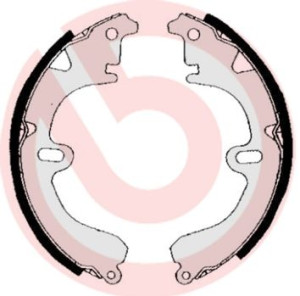 S 83 506 BREMBO Zestaw szczęk hamulcowych