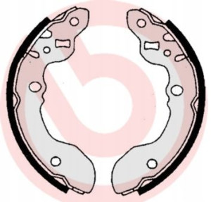 S 79 516 BREMBO Zestaw szczęk hamulcowych