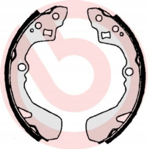 S 79 515 BREMBO Zestaw szczęk hamulcowych
